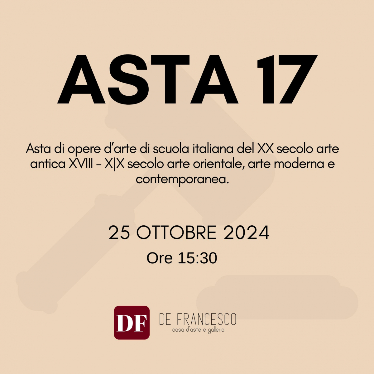 ASTA 17 - Asta di opere d’arte di scuola italiana del XX secolo arte antica XVIII - X|X